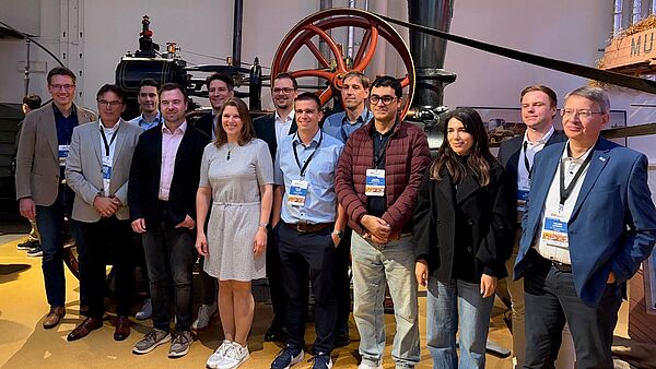 Researchers from Lemgo in a museum
